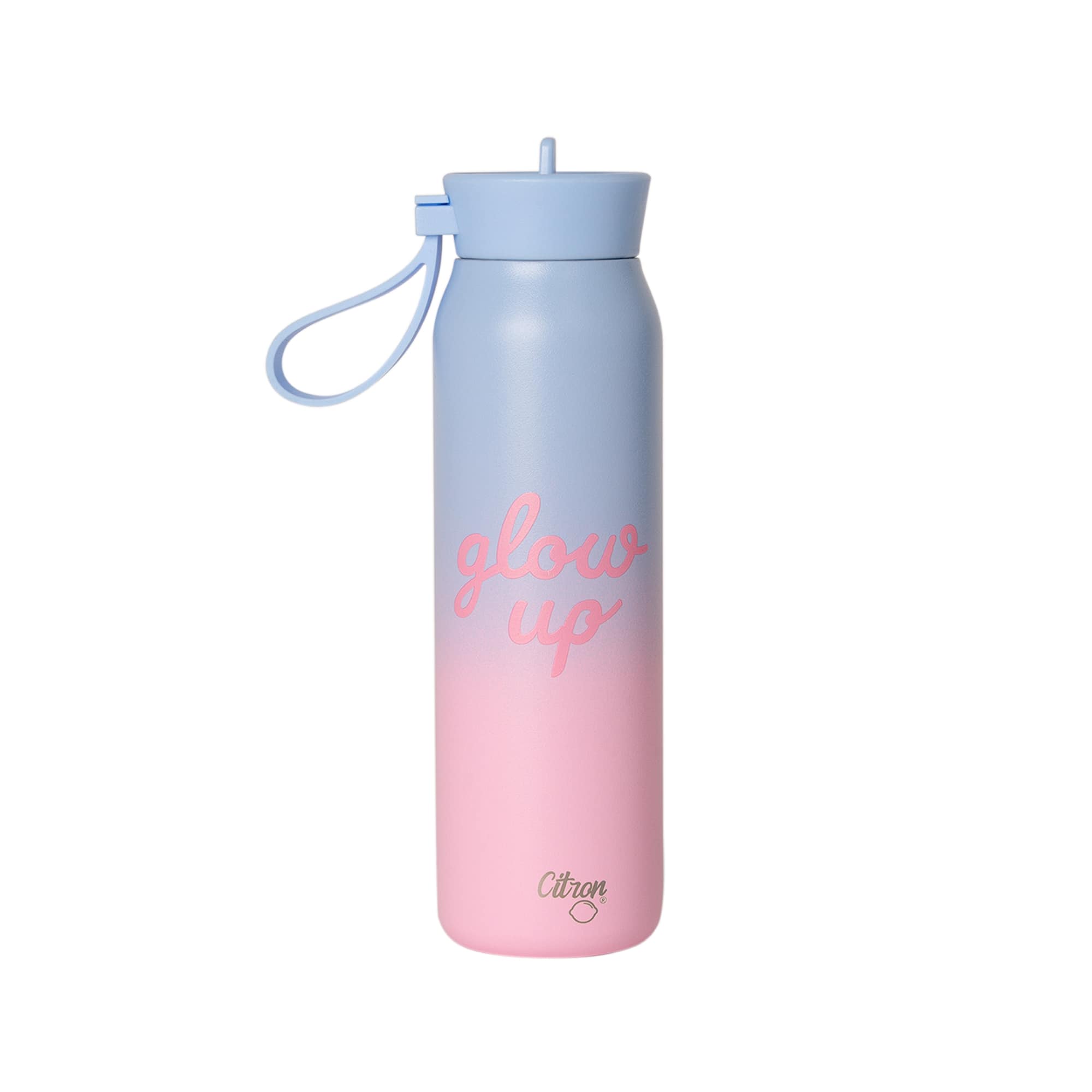 Citron | small water bottle 350ml glow up blue pink