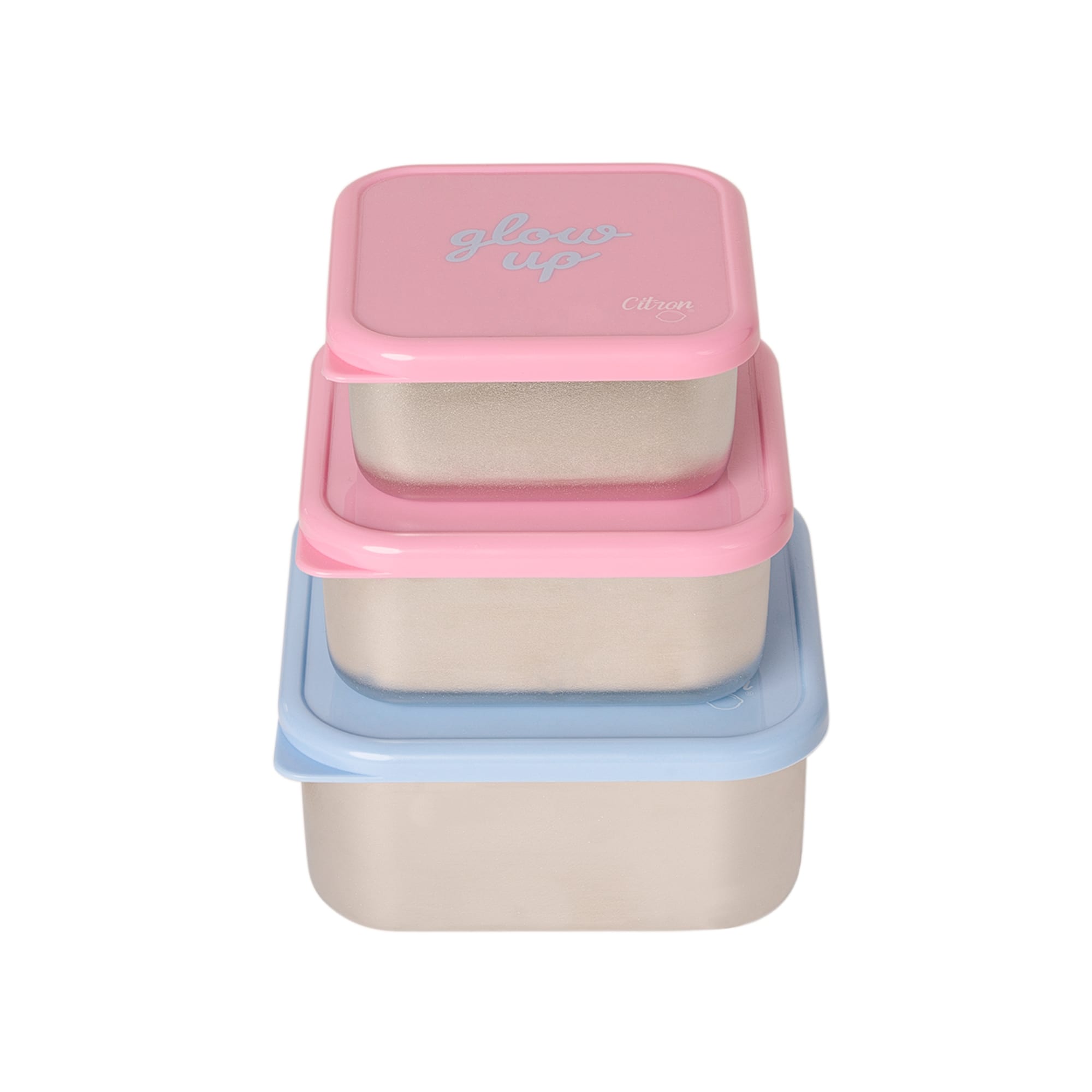 Citron | rvs lunchbox glow up blue pink