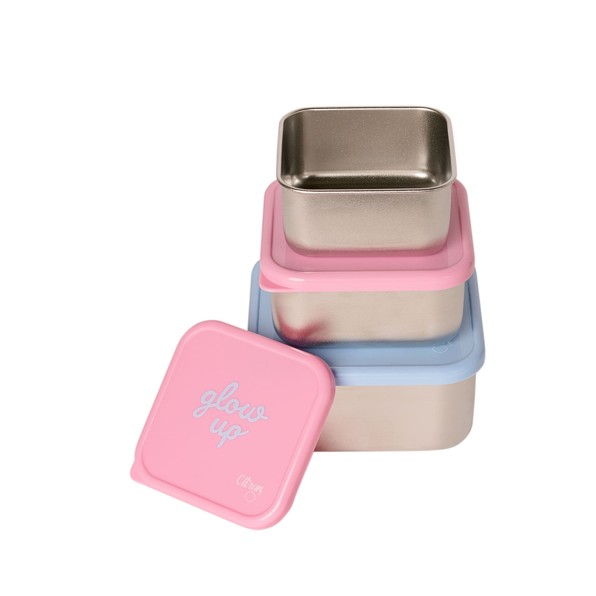 Citron | rvs lunchbox glow up blue pink