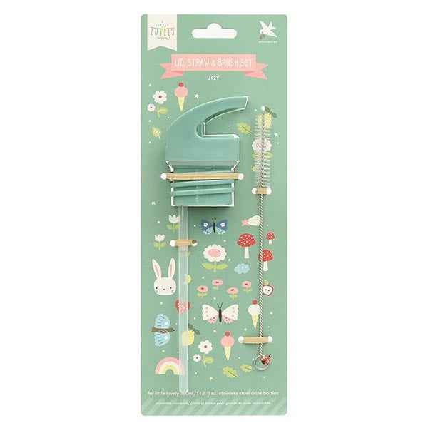 Joy straw cap and brush set