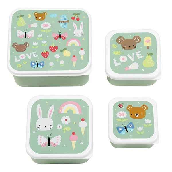 A Little Lovely Company | Lunch & Snack Box Set Joy