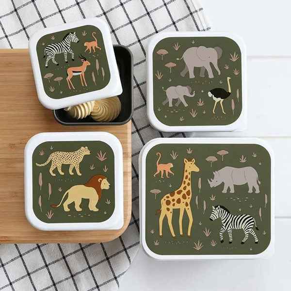 A Little Lovely Company | Lunch & Snack Box Set Savanna