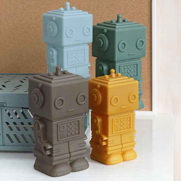 A Little Lovely Company Blue Robot Night Light