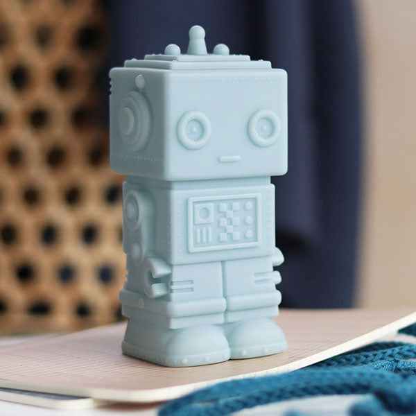 A Little Lovely Company Blue Robot Night Light
