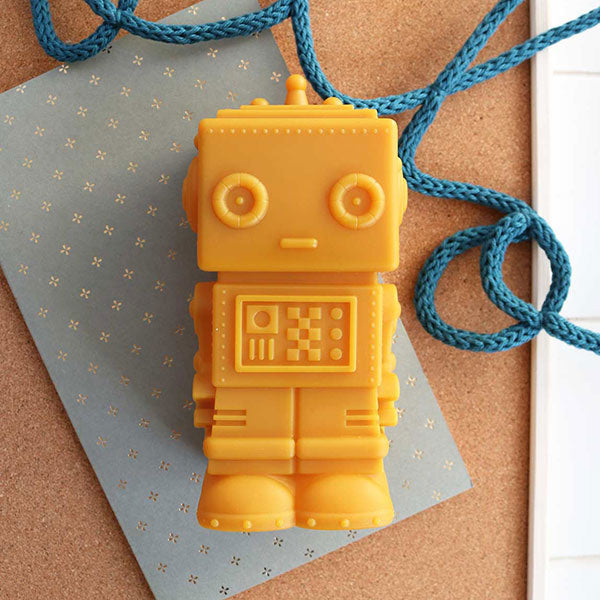 A Little Lovely Company nachtlampje Robot geel