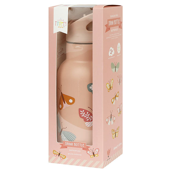 A Little Lovely Company | RVS Drinkfles Vlinders