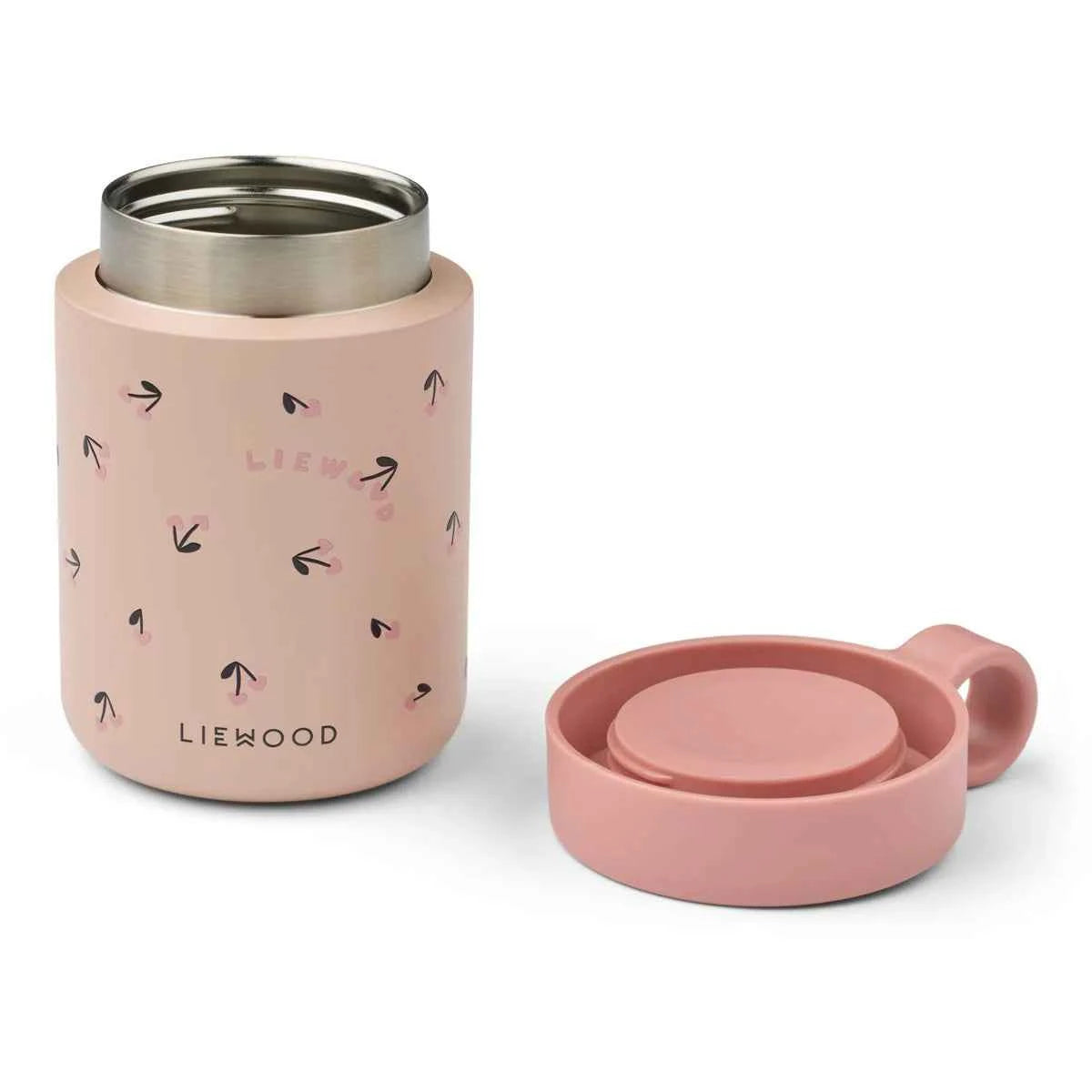 Liewood | thermosbeker mini cherry heart rosey 350ml