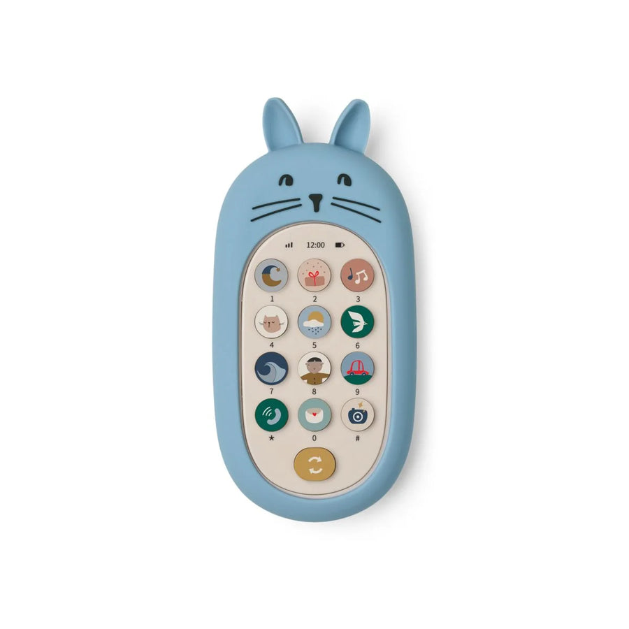 Liewood Fidi Toy Phone Beach blue - interactief speelgoed