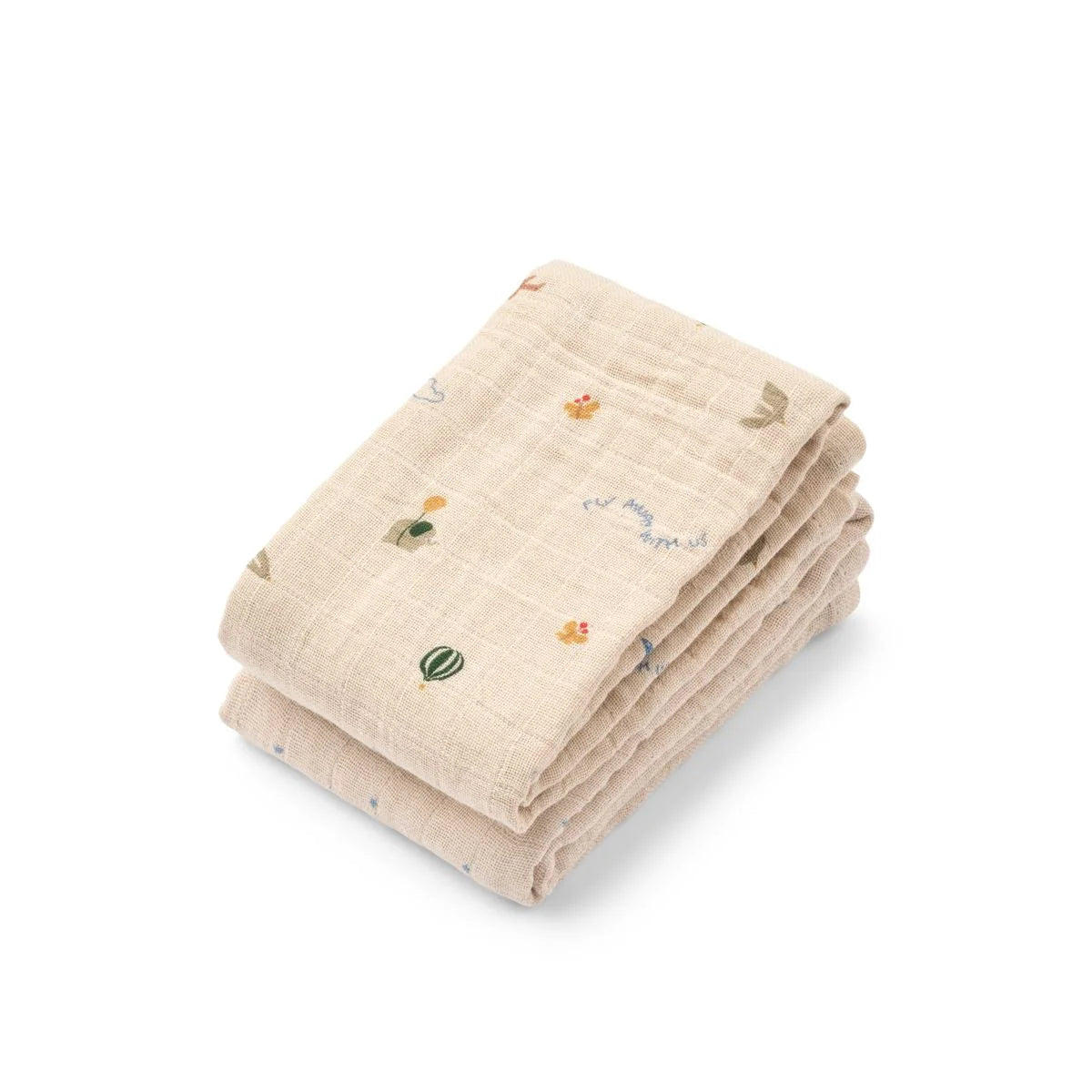 Liewood | Lewis Muslin Cloth 2-Pack Star / Flying Mix