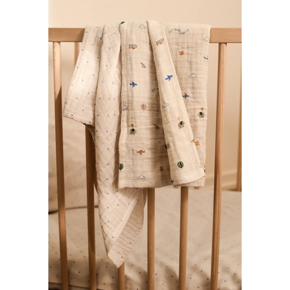 Liewood | Lewis Muslin Cloth 2-Pack Star / Flying Mix