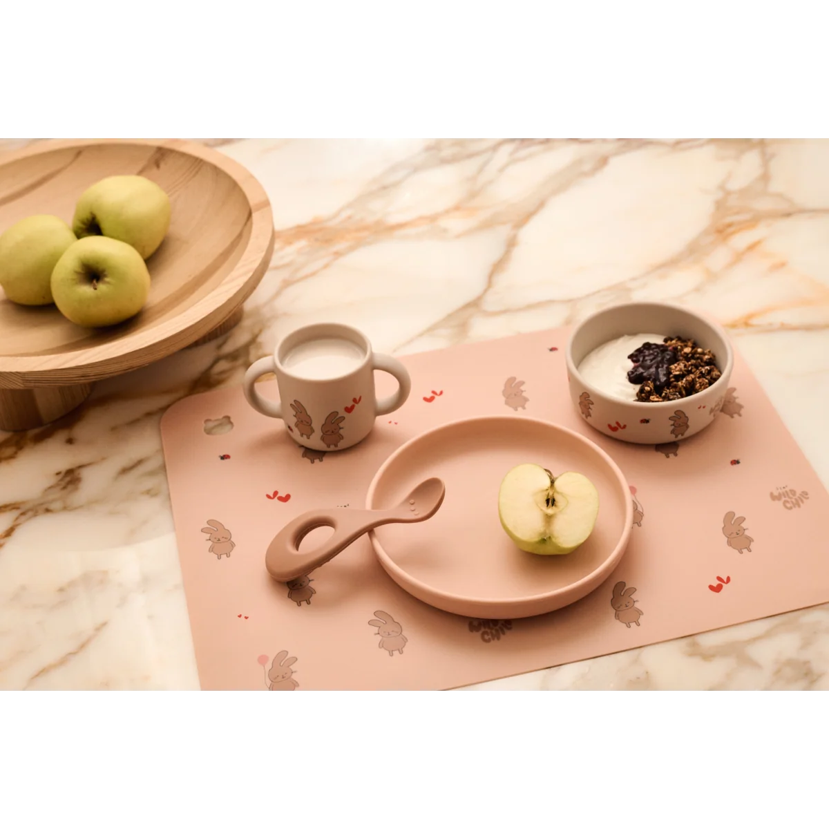 Liewood | placemat jude printed wild child rosey