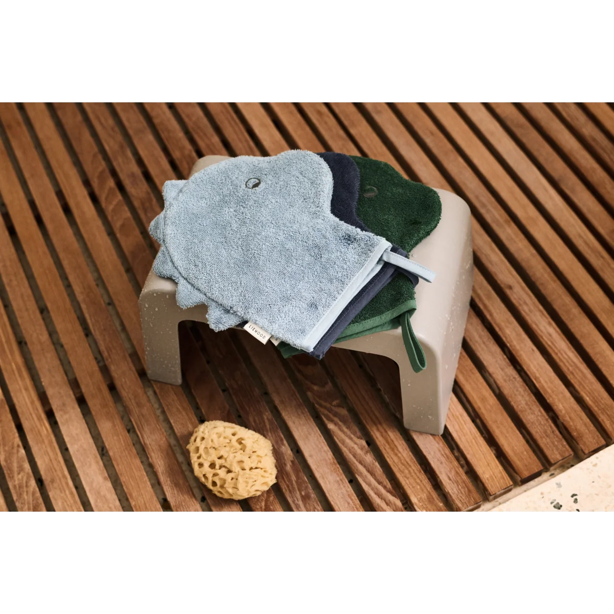Liewood | washandjes sylvester beach blue mix