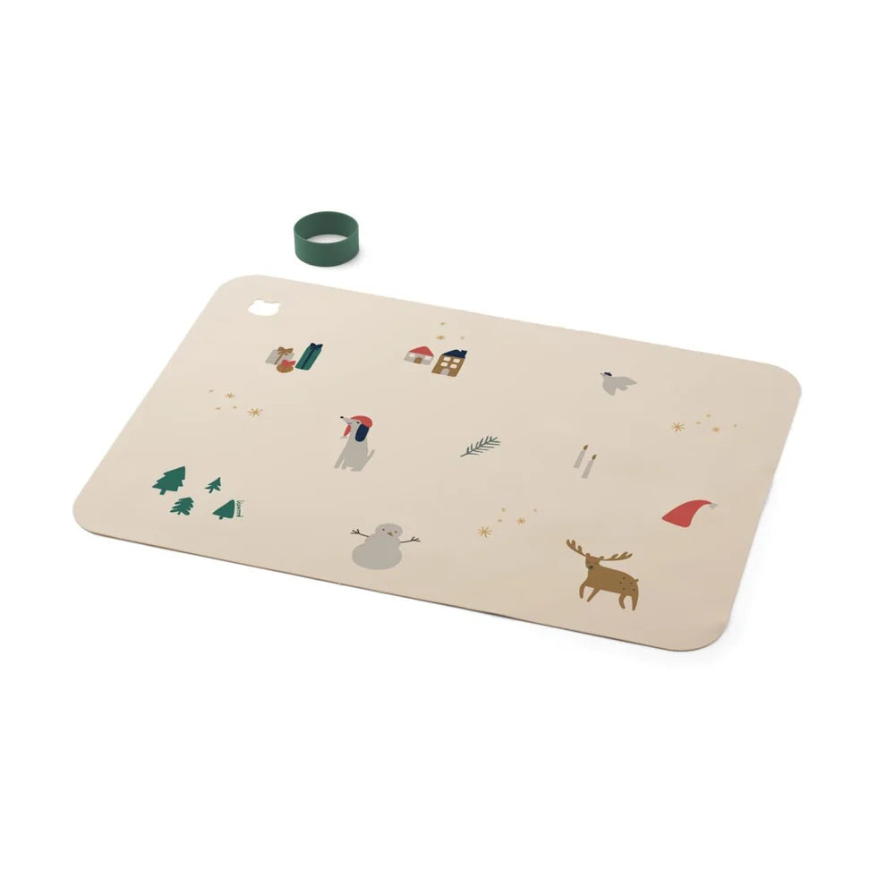 Liewood | placemat jude printed holiday sandy