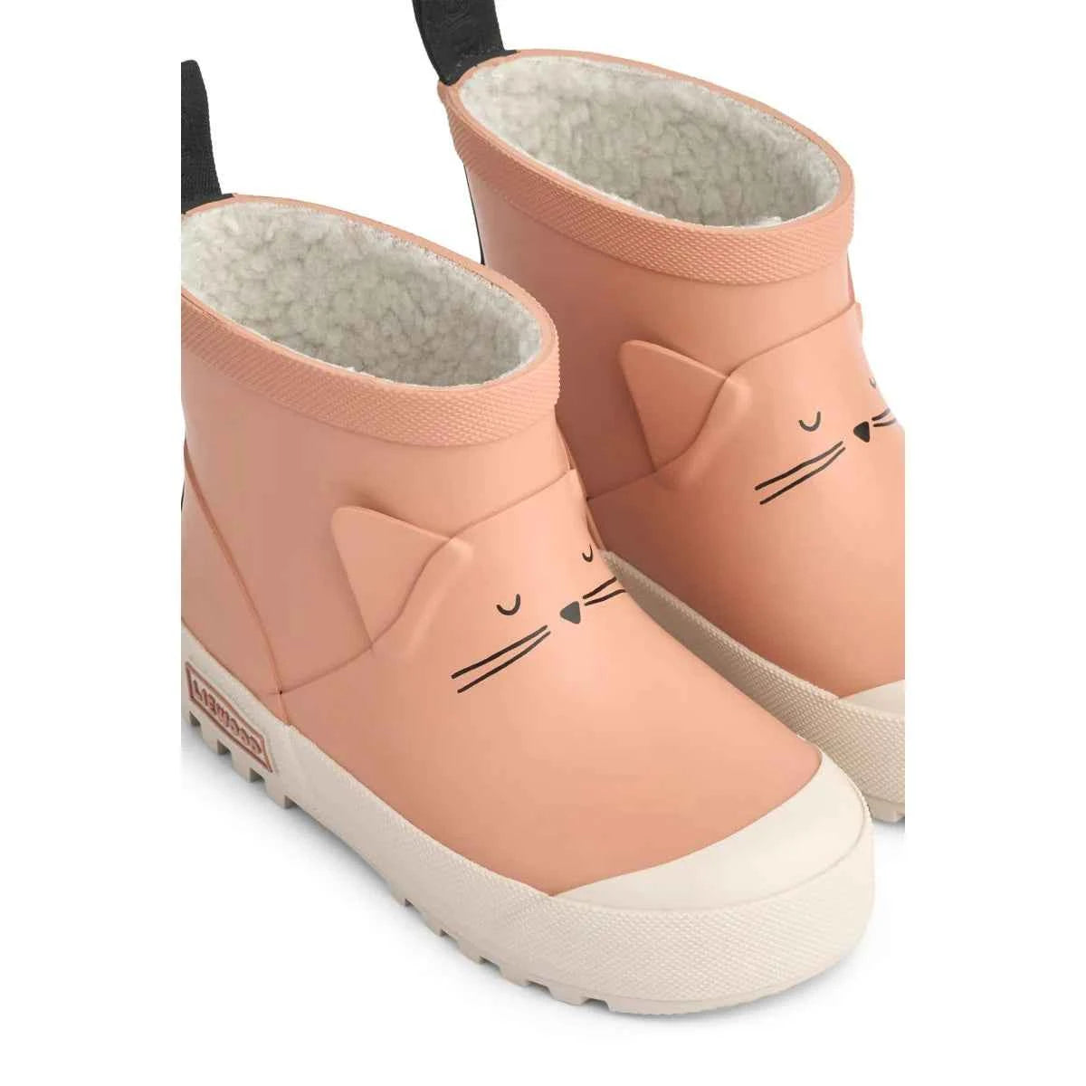 Liewood | Jesse Cat Thermal Rain Boots - Tuscany Rose