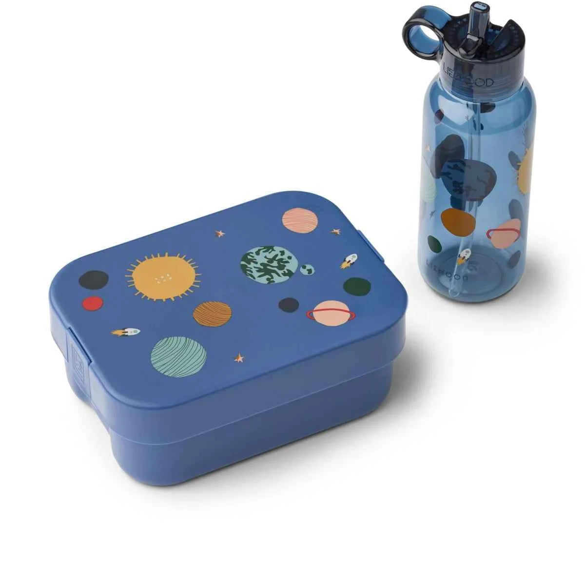 Liewood | Chelsey Lunchbox set Universe / Classic Navy