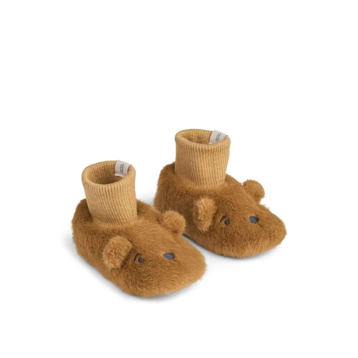 Liewood | Beth Plush Beer Slippers - Golden Caramel