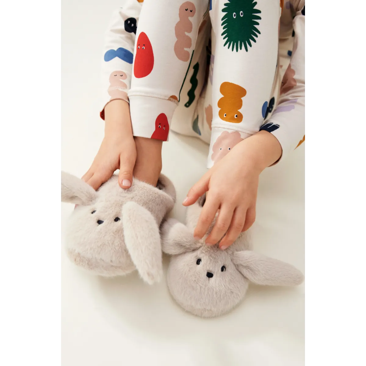 Liewood Aviaja Rabbit Slippers Mist