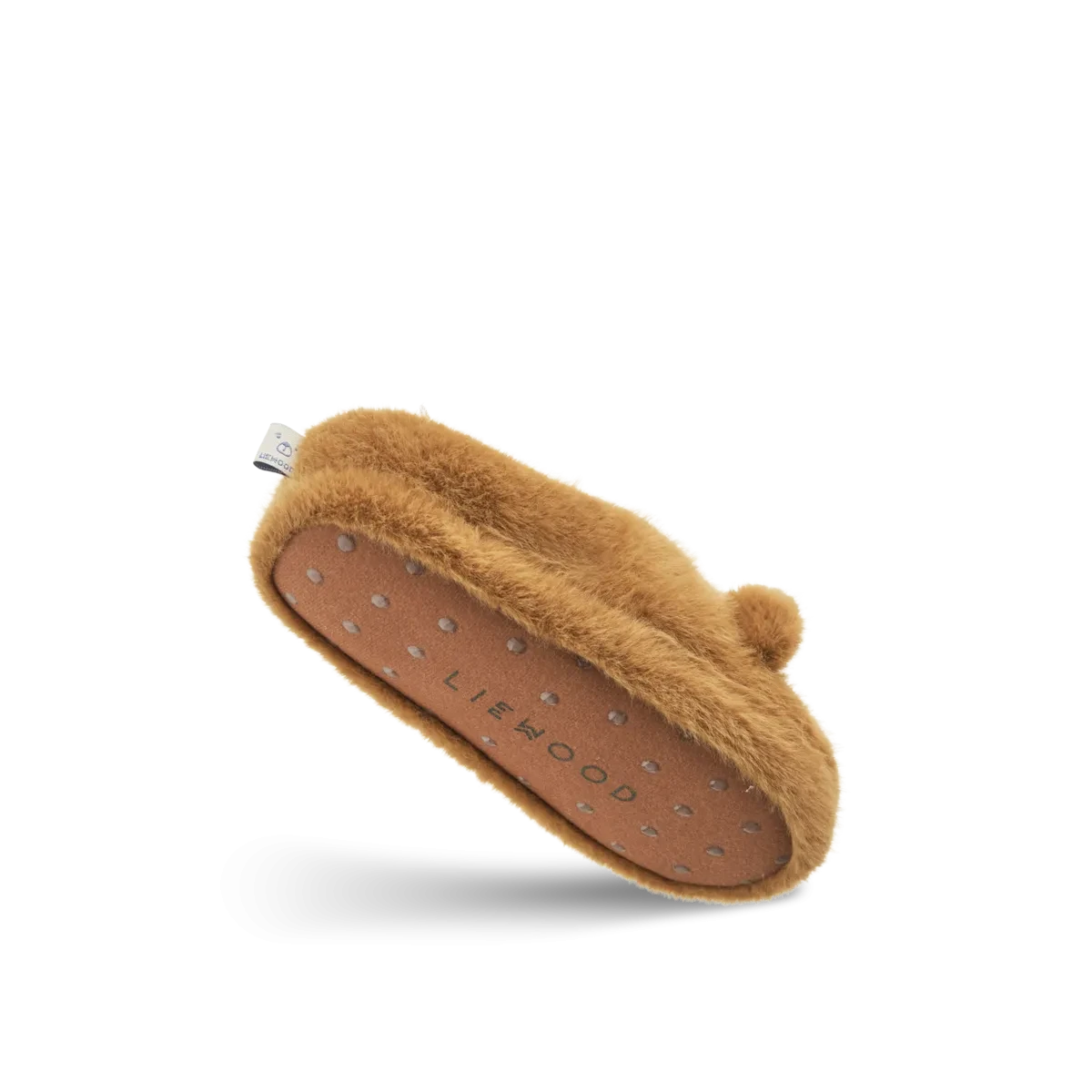 Liewood Aviaja Bear Slippers Golden Caramel