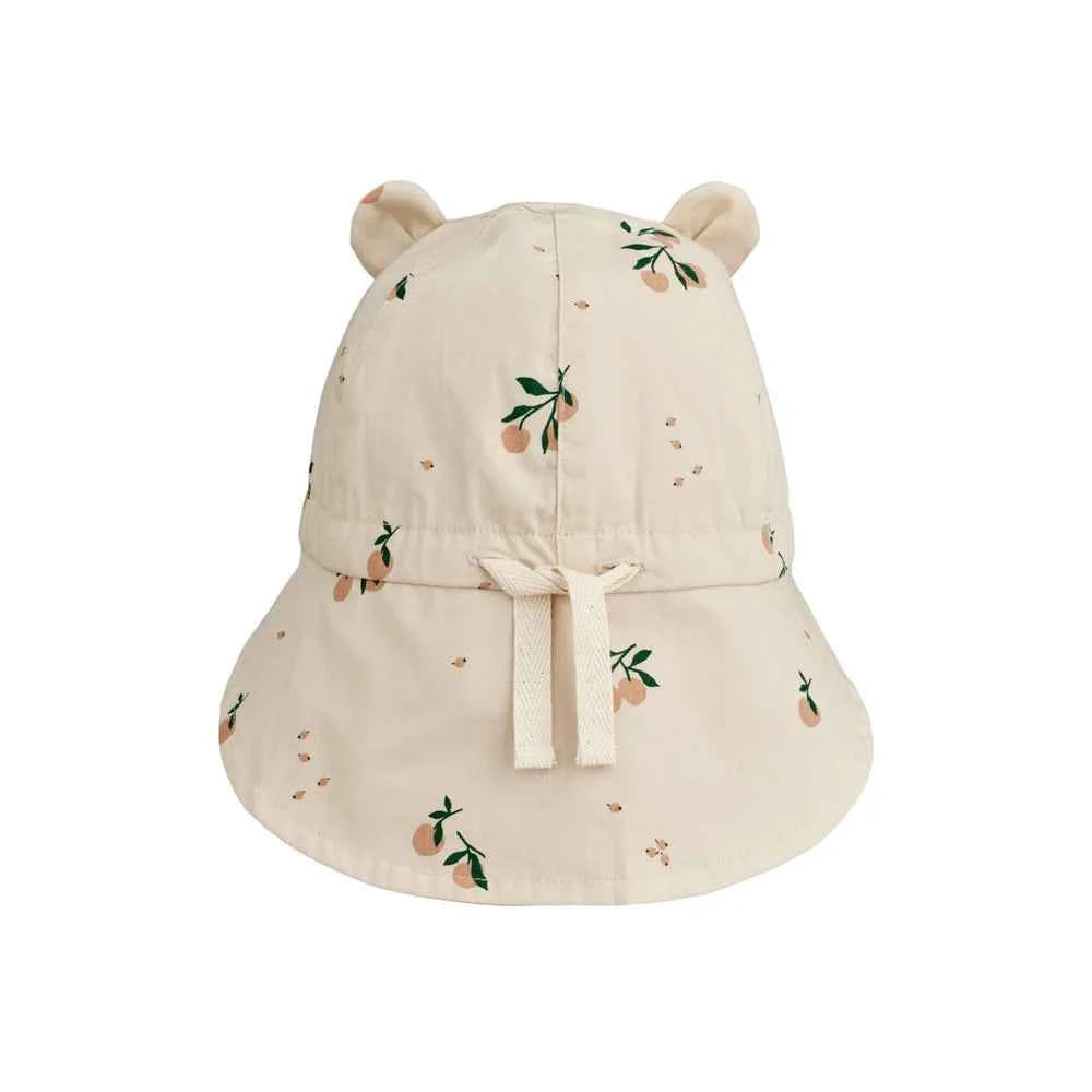 Liewood Gorm Omkeerbare Zonnehoed Met Oren Peach Seashell/Pale Tuscany