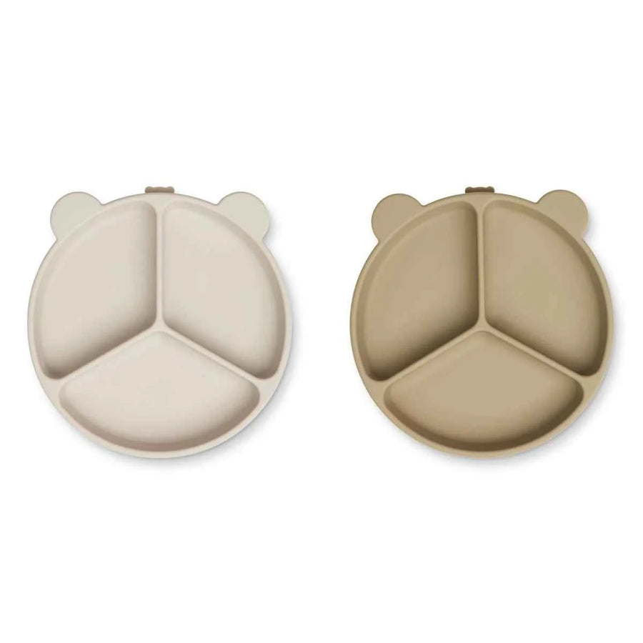 Liewood | Stacy Divider Suction Cup 2-Pack Sandy / Oat