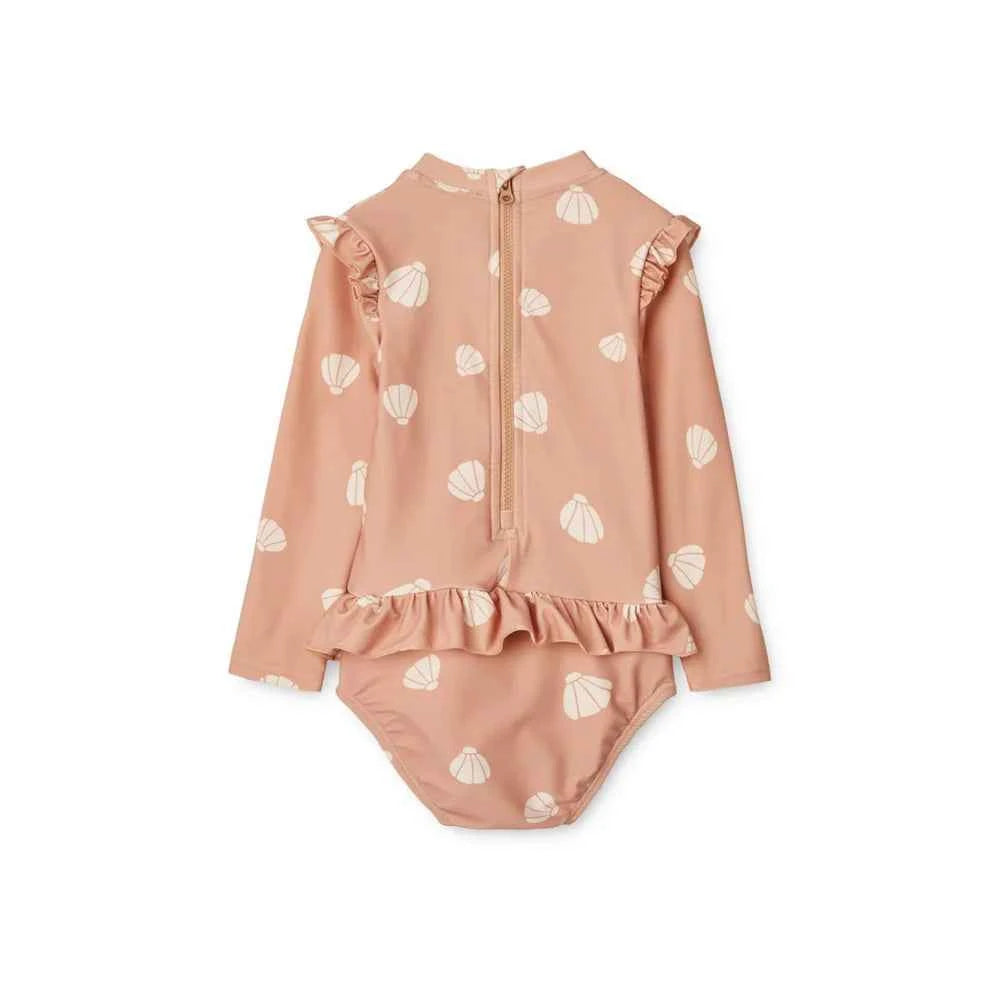 Liewood Sille Baby Bedrukt Zwempak  Shell Pale Tuscany