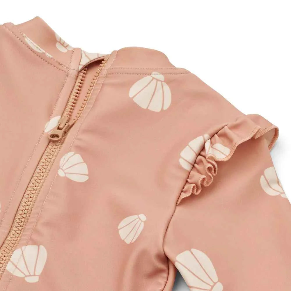 Liewood Sille Baby Bedrukt Zwempak  Shell Pale Tuscany
