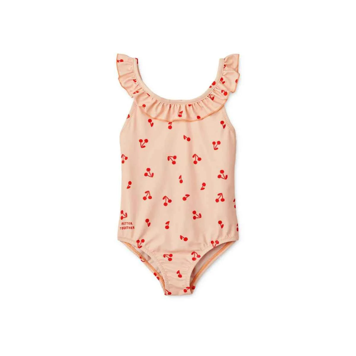 Liewood Kallie Printed Swimsuit Cherries Apple Blossom