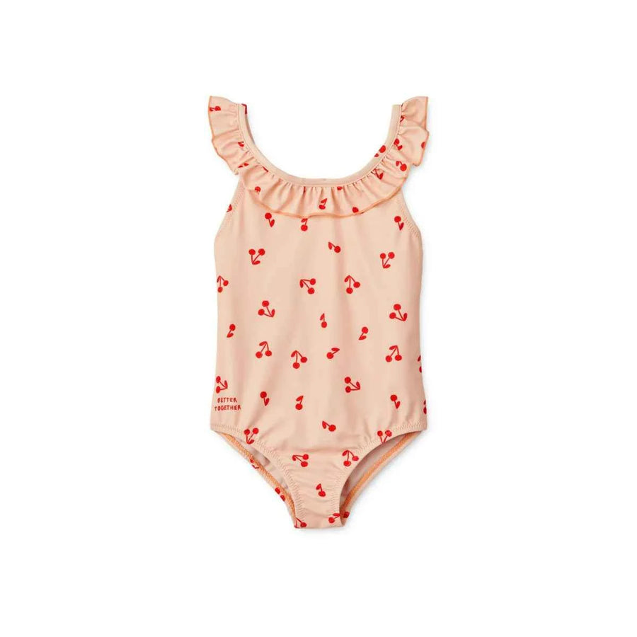 Liewood Kallie Bedrukt Badpak Cherries Apple Blossom