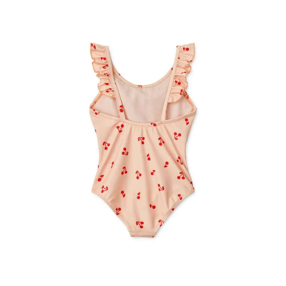 Liewood Kallie Printed Swimsuit Cherries Apple Blossom