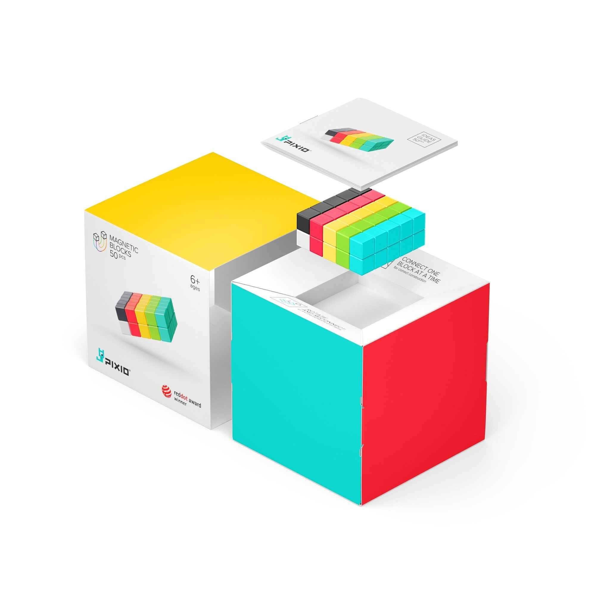 Pixio | Magnetic Blocks Design Series PIXIO-50 50 Pieces