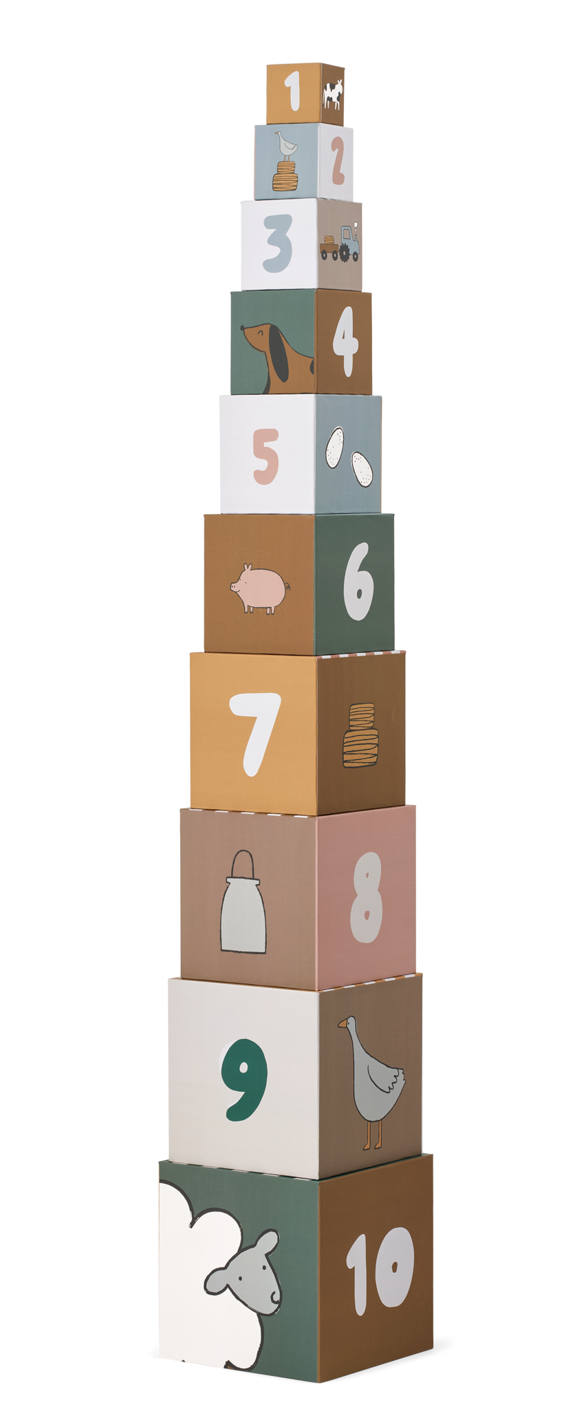 Liewood Aaren Stacking Boxes Color Farm/Sandy
