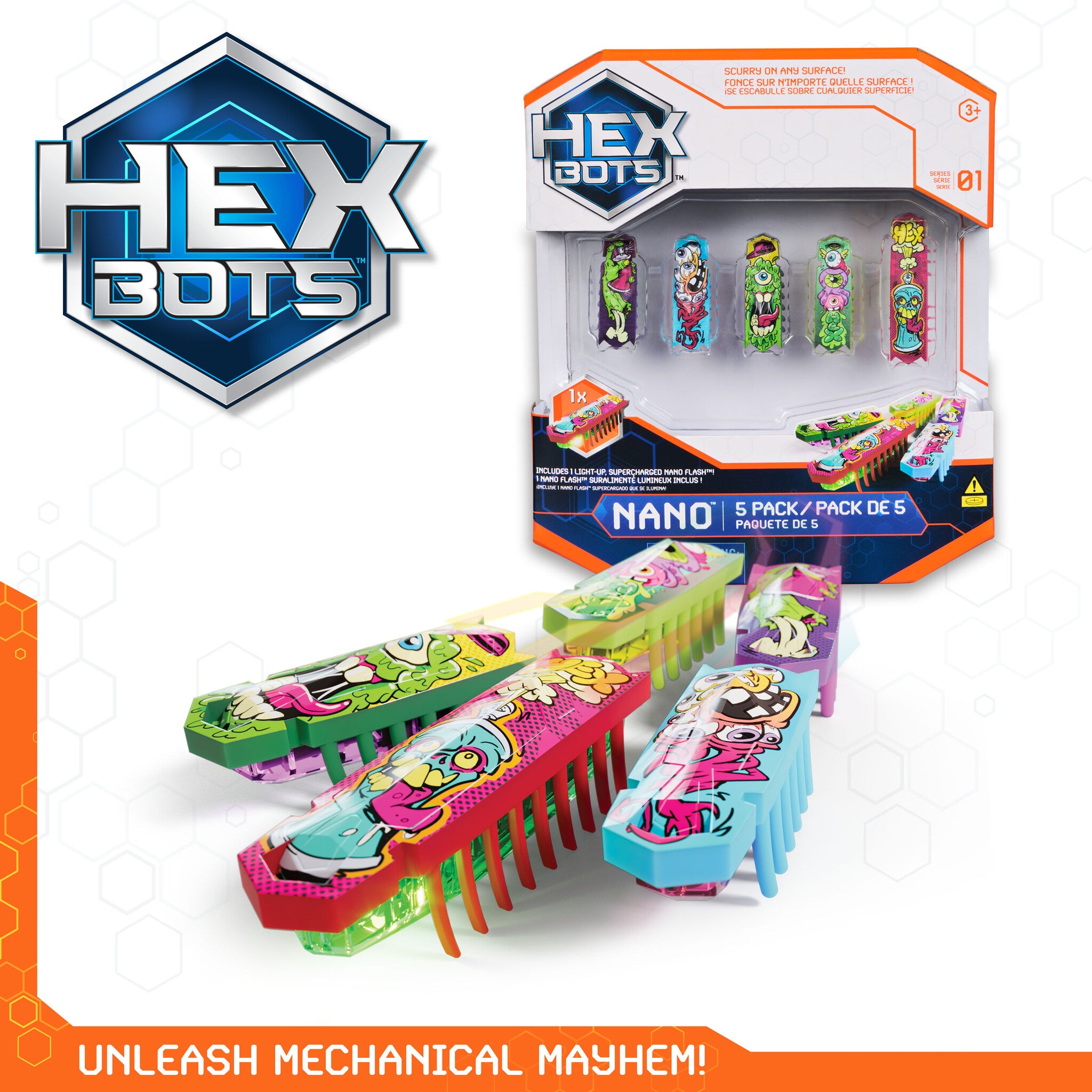 Hex Bots | Nano 5 Stuks