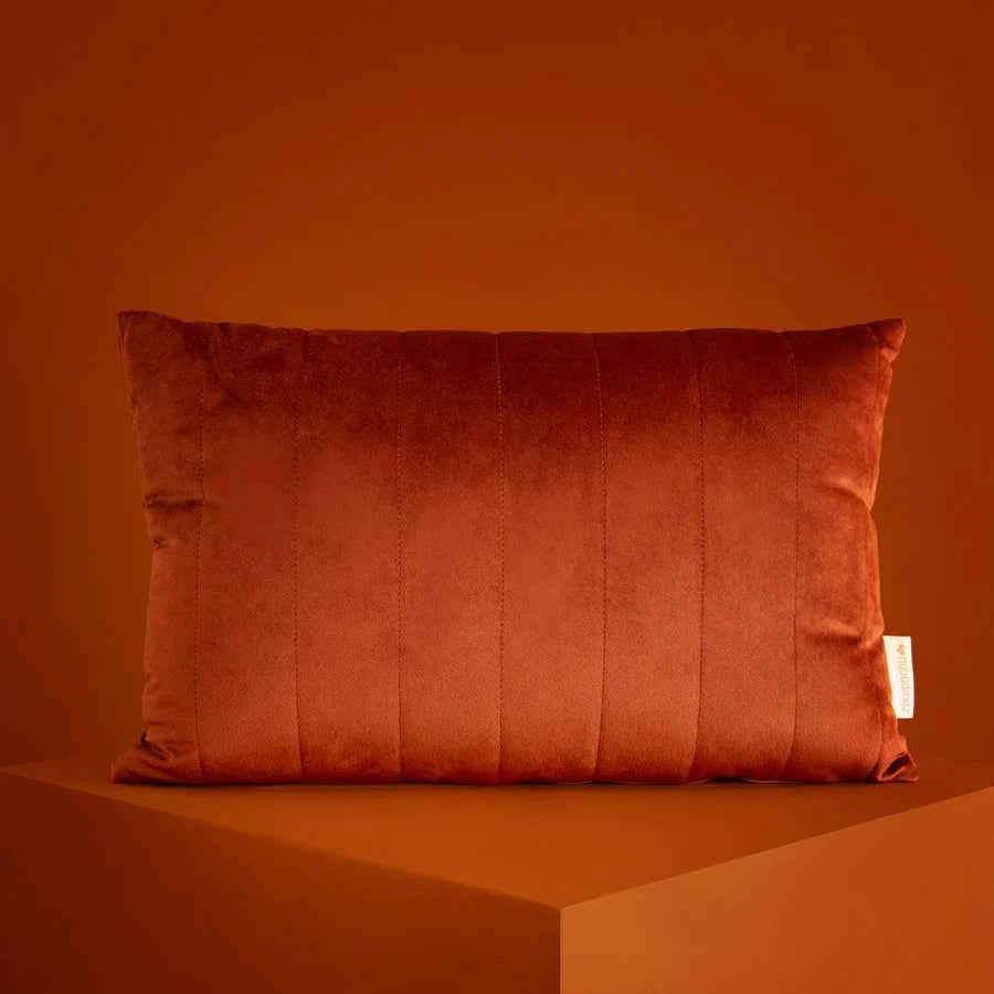 Nobodinoz | Akabma Fluwelen Kussen 45x30cm Wild Brown