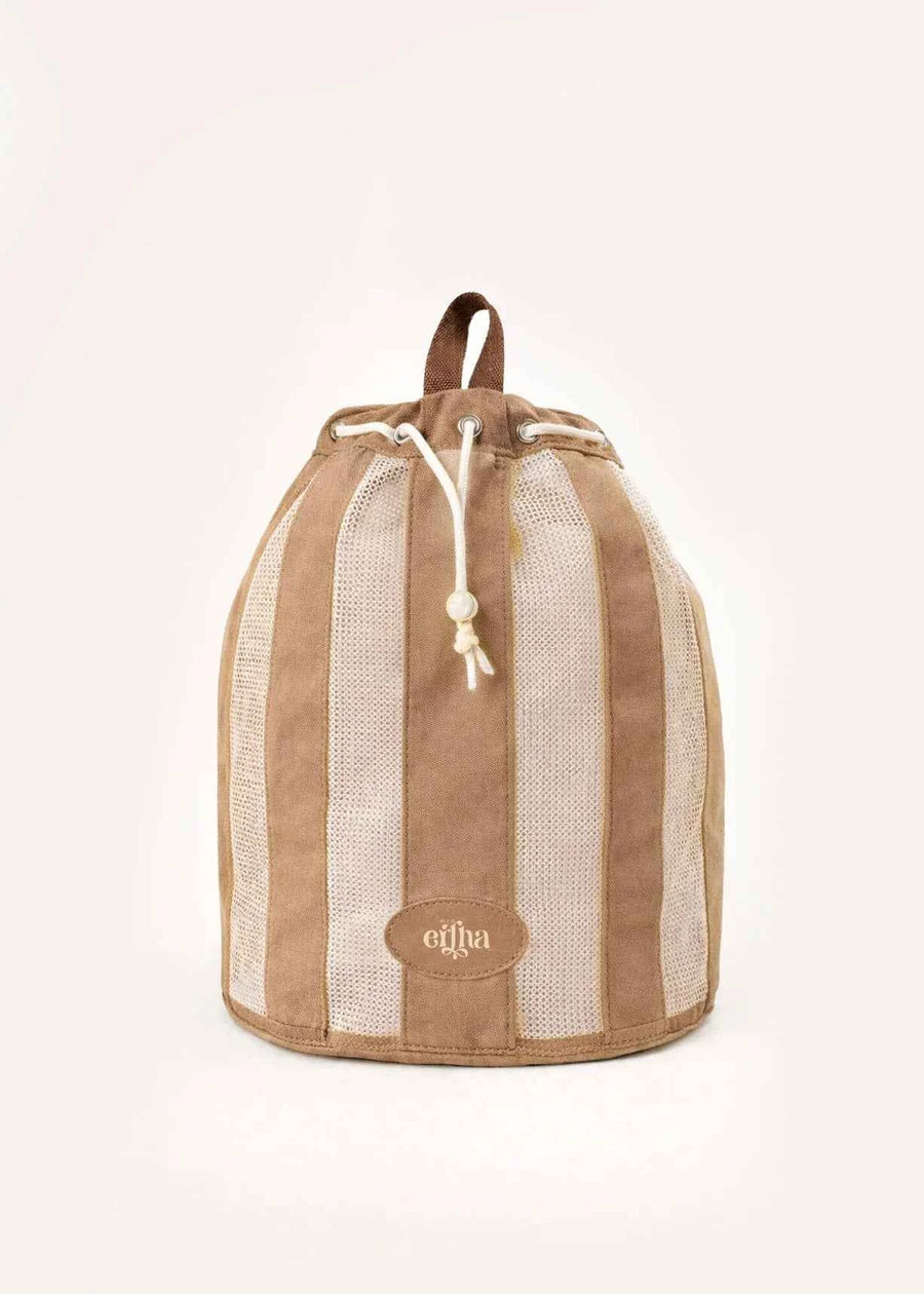 Mrs Ertha | Nieuwe Beach Net-rugzak Amber