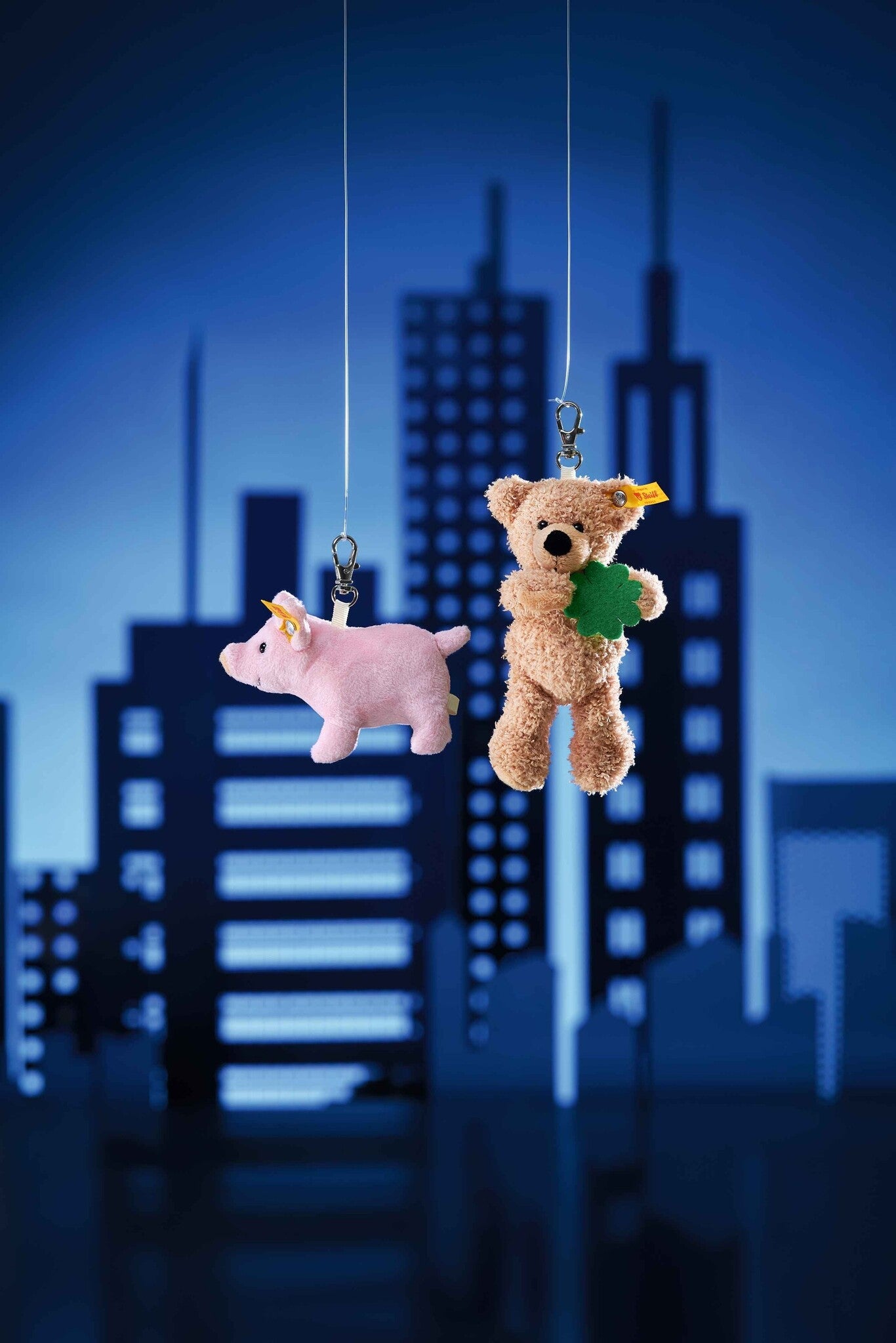 Steiff | Pendant Fynn Teddy Bear Good Luck 12 cm Beige