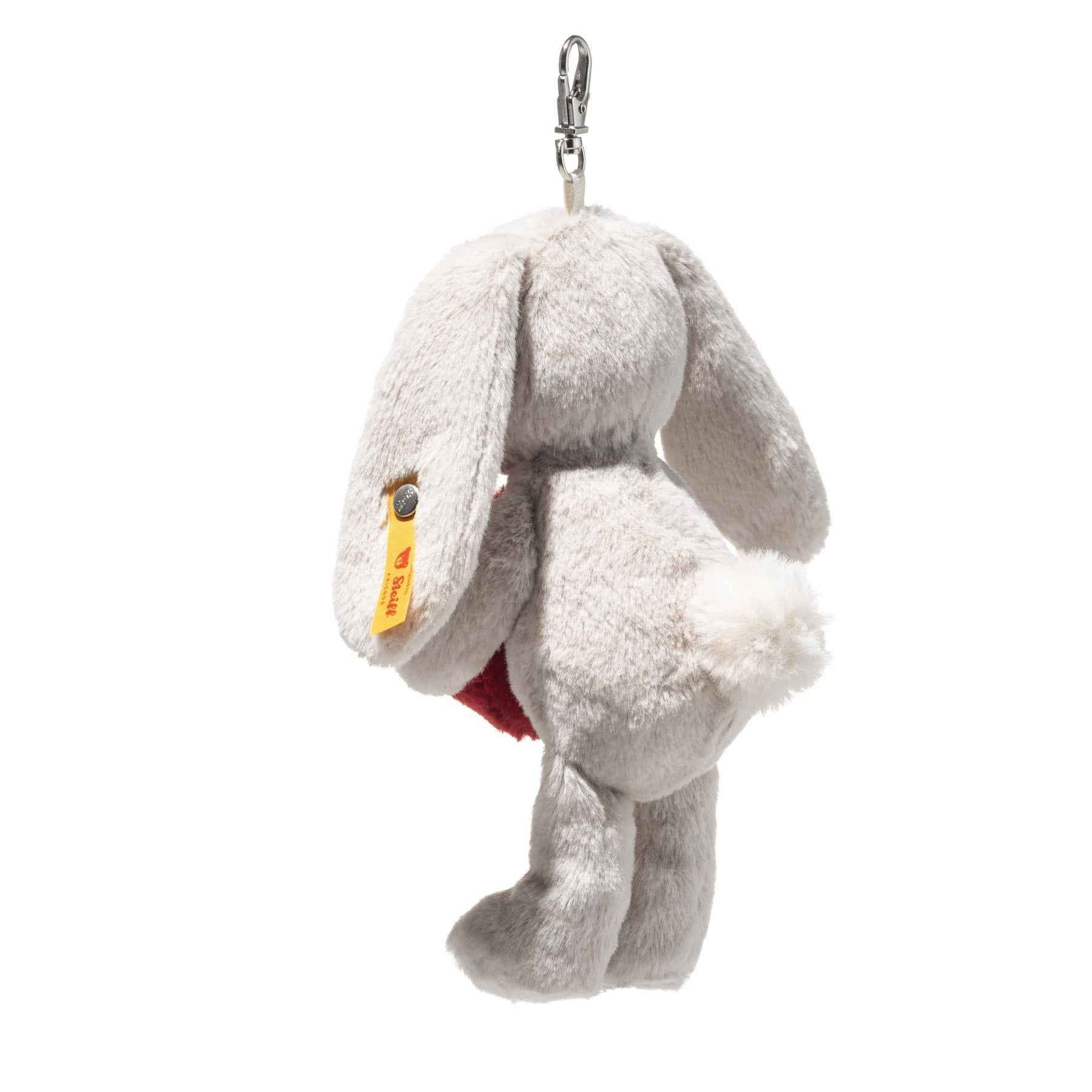 Steiff | Pendant Hoppie Rabbit Love 15cm Light Grey