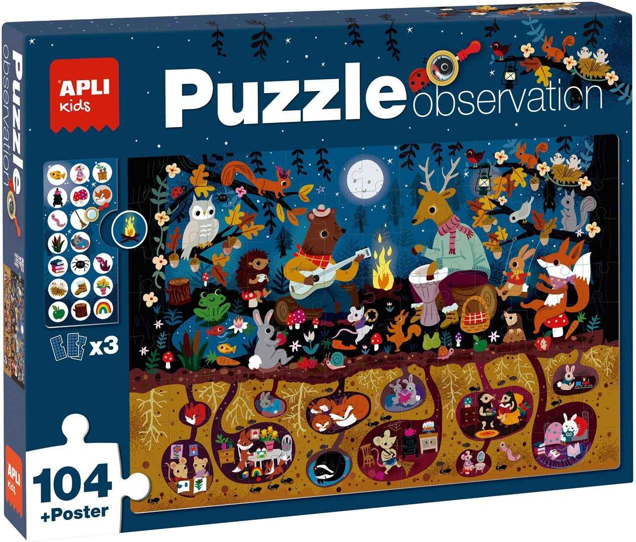 APLI | Forest Observation 104-Piece Puzzle