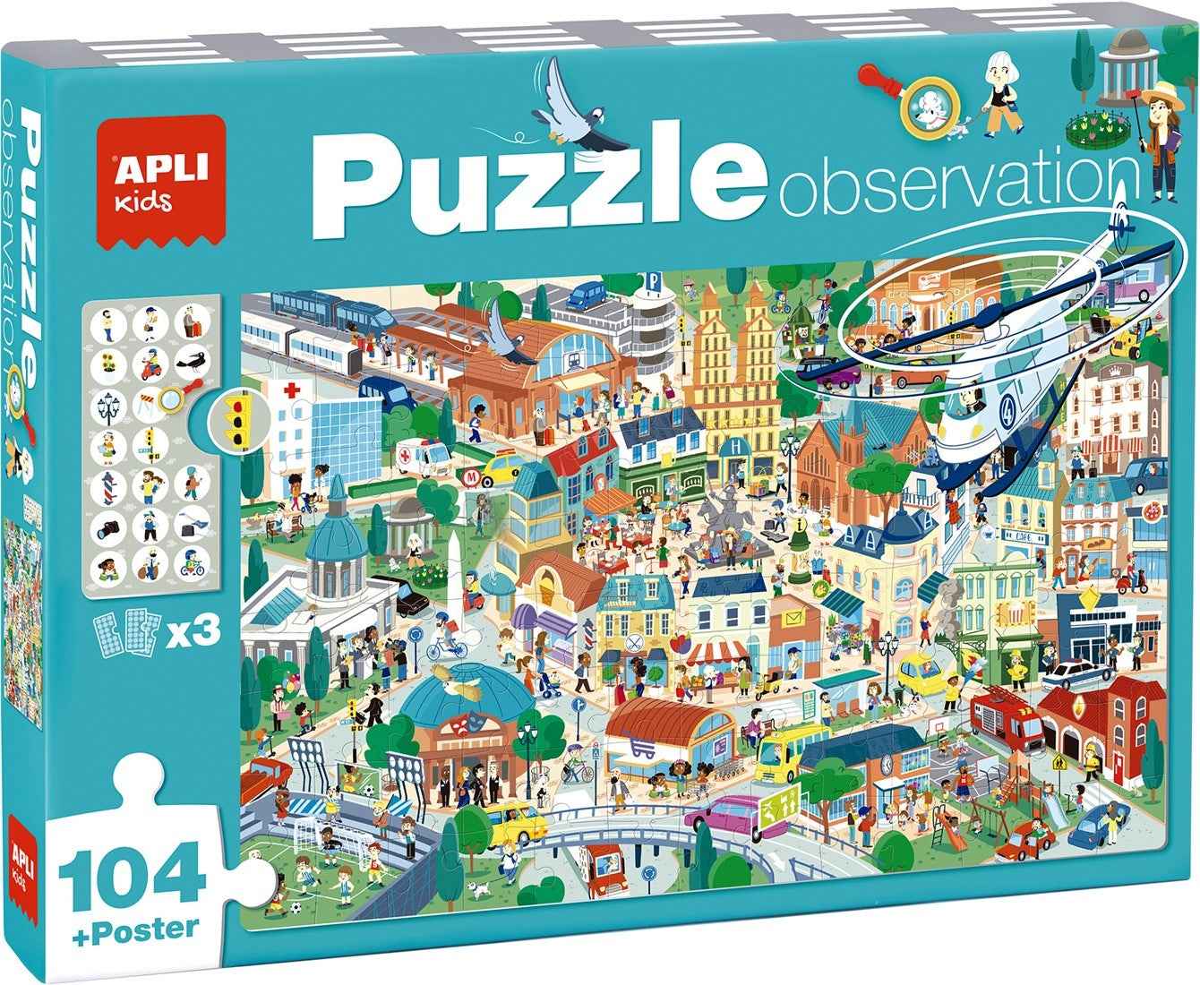 APLI | City Observation Puzzle 104 Pieces
