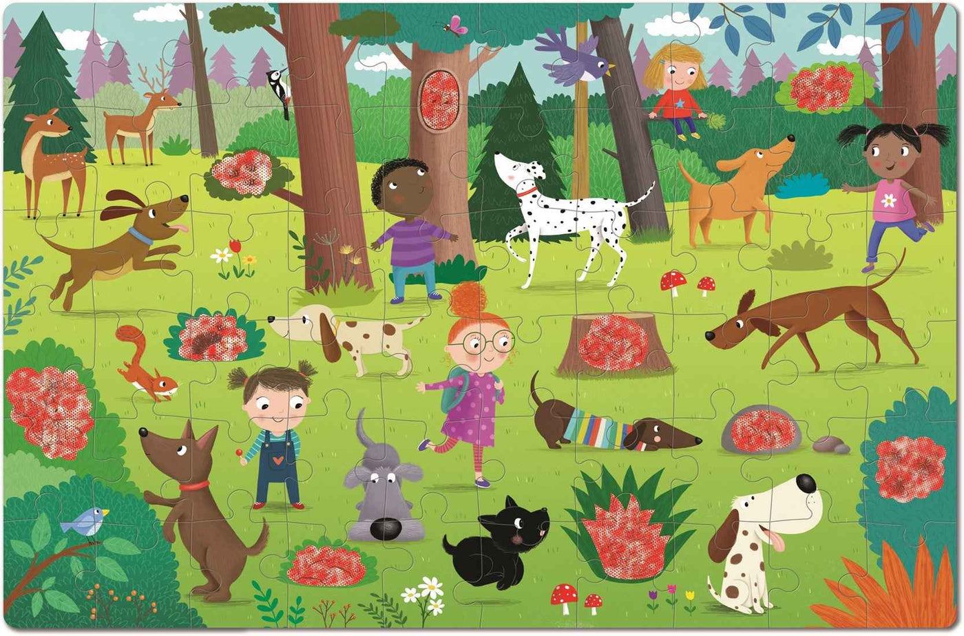 APLI | Puzzel Top Secret Honden 60 Stuks