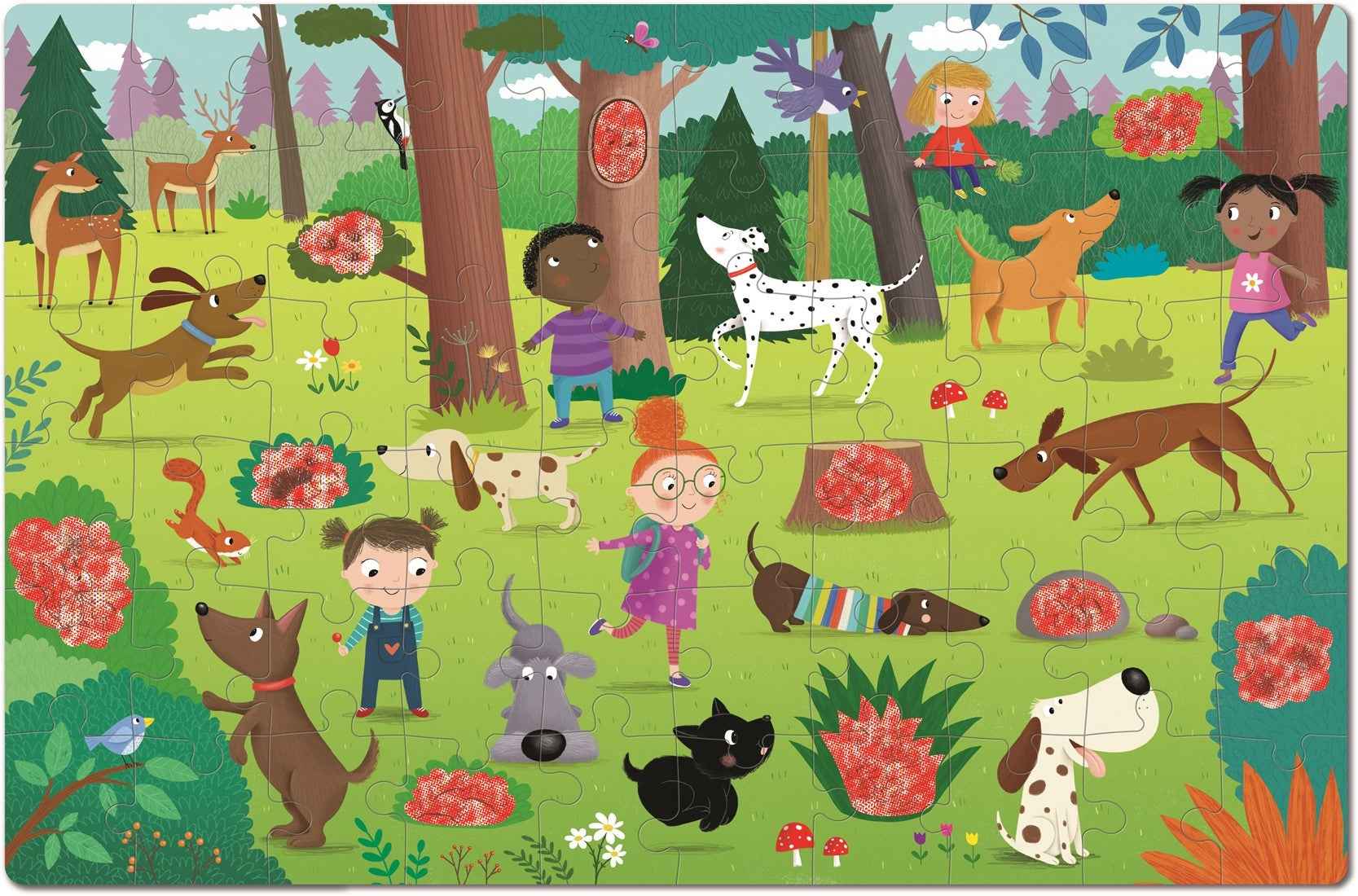APLI | Puzzel Top Secret Honden 60 Stuks