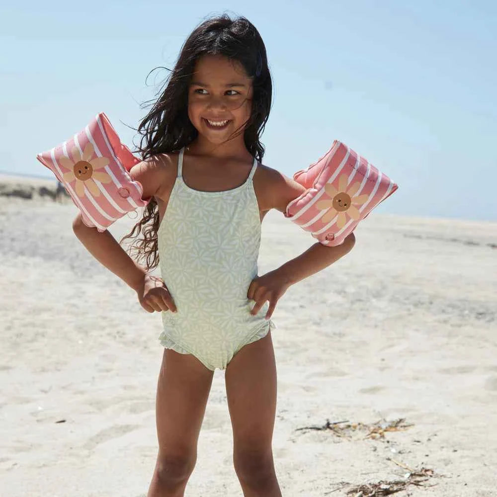Swim Essentials | Zwembandjes Daisy Flowers Roze 2-6Y