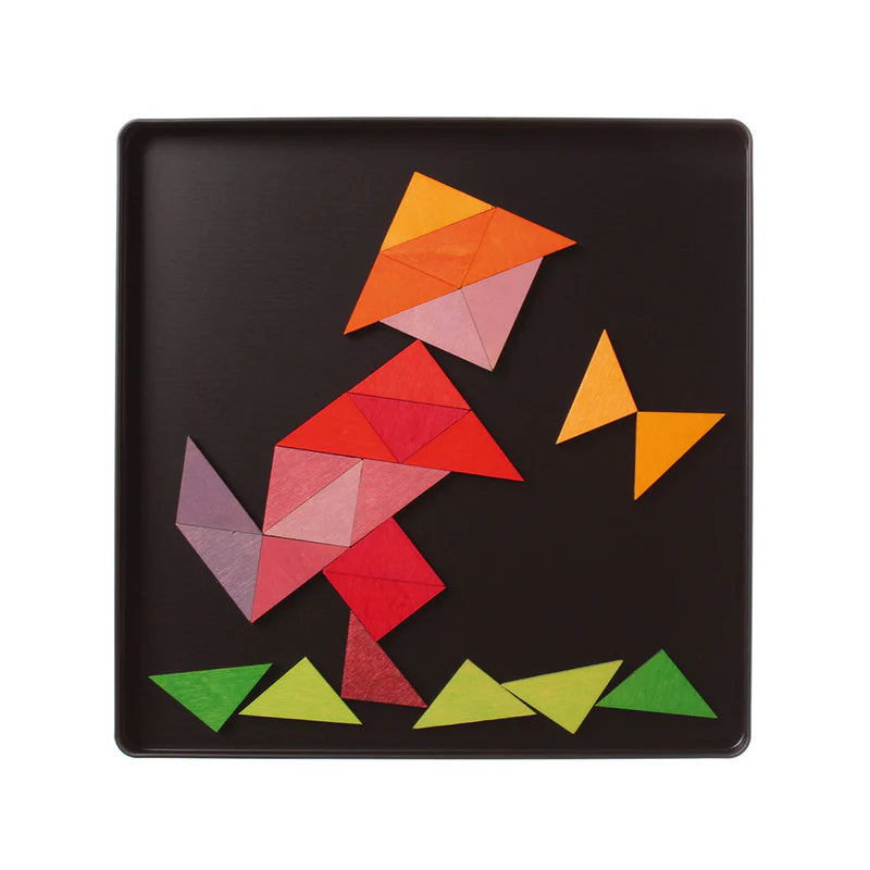 Grimm's | Magnetische Puzzel Driehoeken
