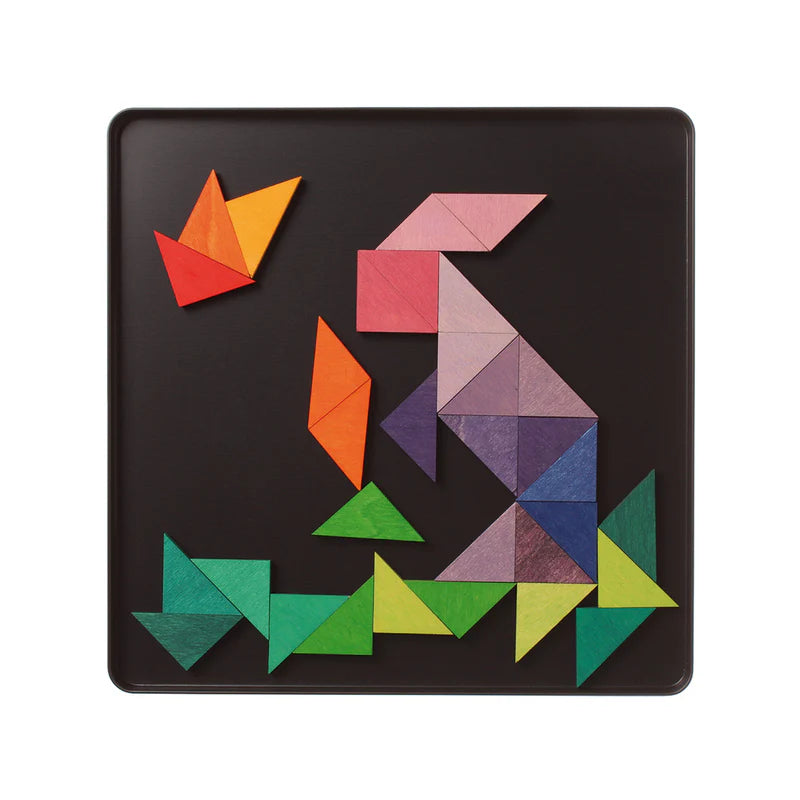 Grimm's | Magnetische Puzzel Driehoeken