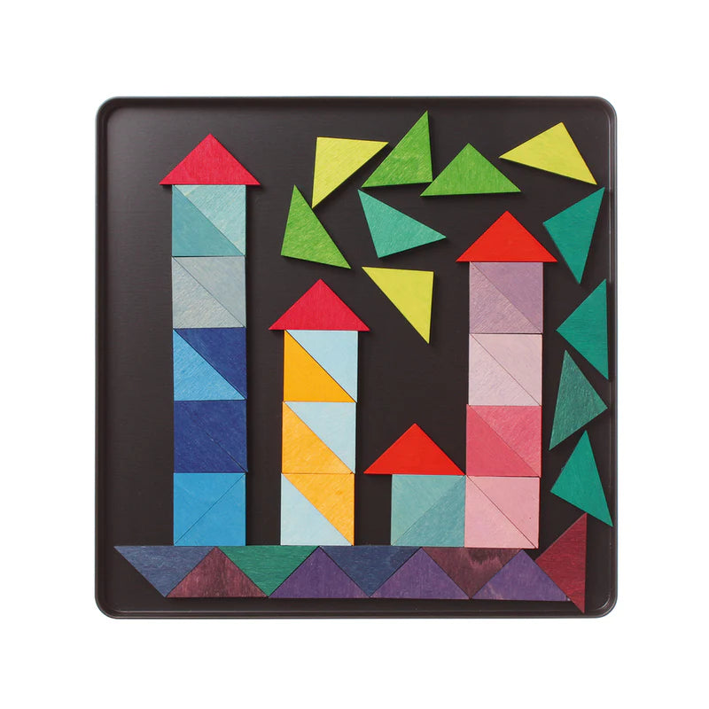 Grimm's | Magnetische Puzzel Driehoeken