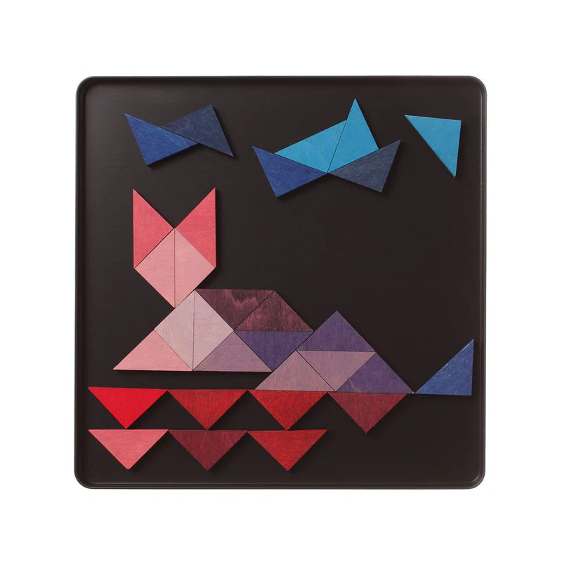 Grimm's | Magnetische Puzzel Driehoeken