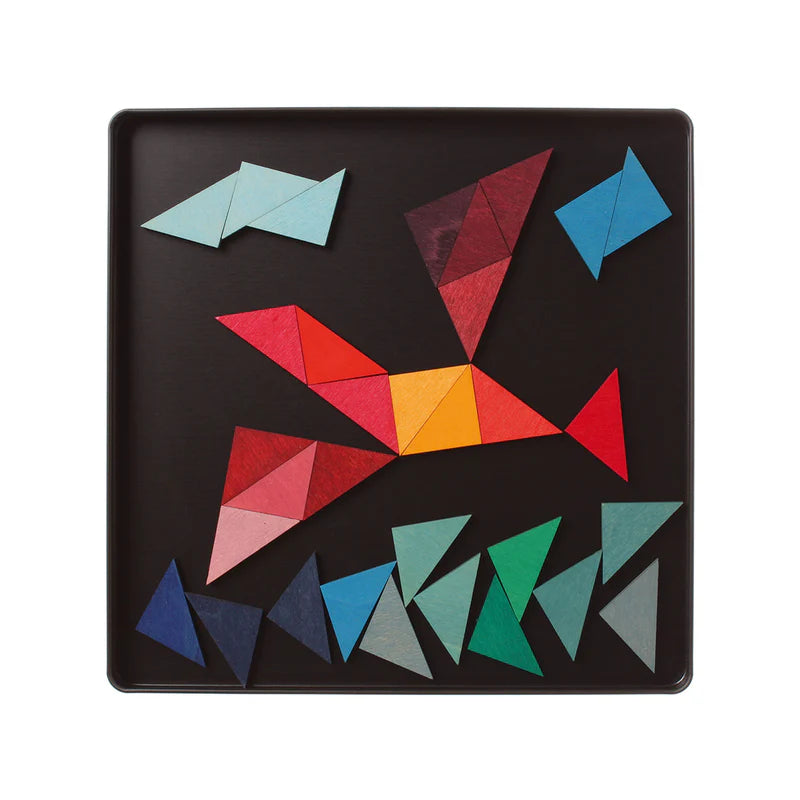 Grimm's | Magnetische Puzzel Driehoeken