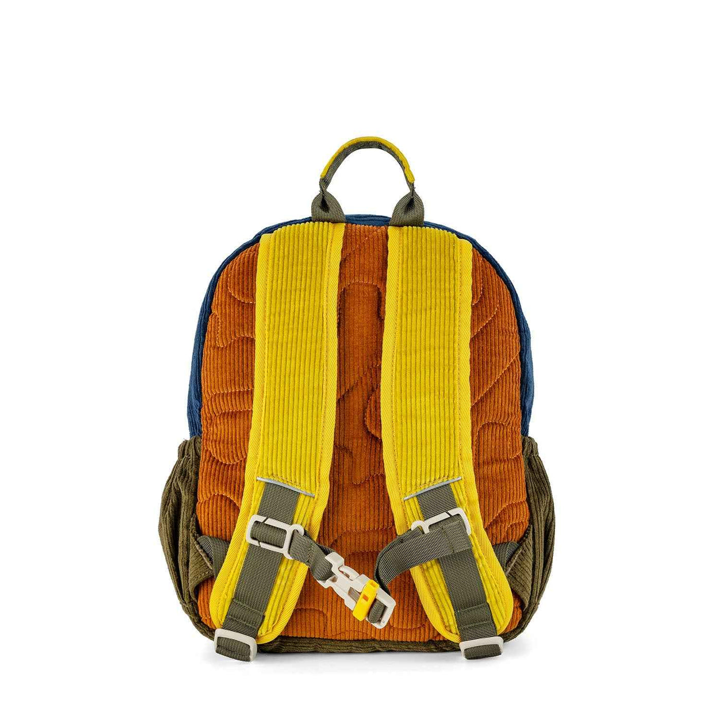 Stones and Bones | Toddler Backpack Ash - Corduroy Indigo + Cognac