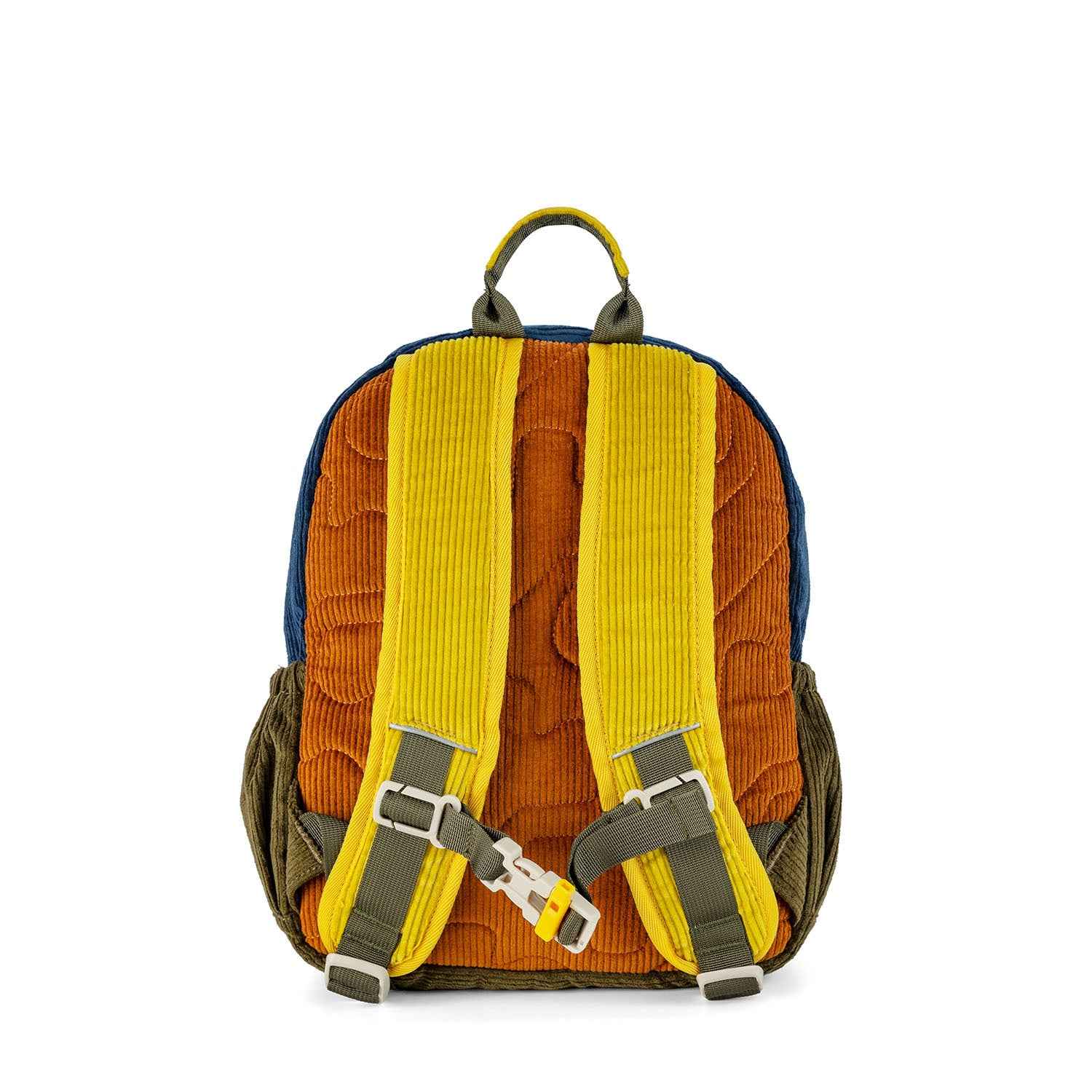 Stones and Bones | Toddler Backpack Ash - Corduroy Indigo + Cognac
