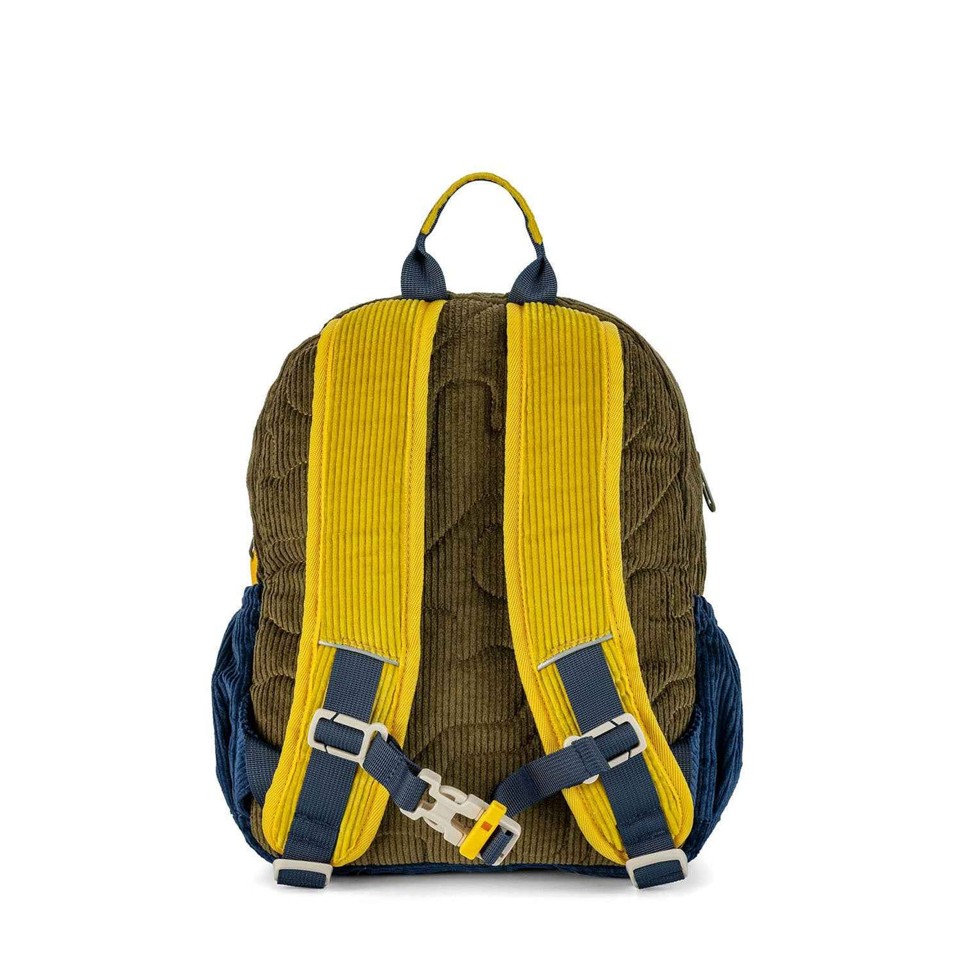 Stones and Bones | Toddler Backpack Ash - Corduroy Khaki + Ocre
