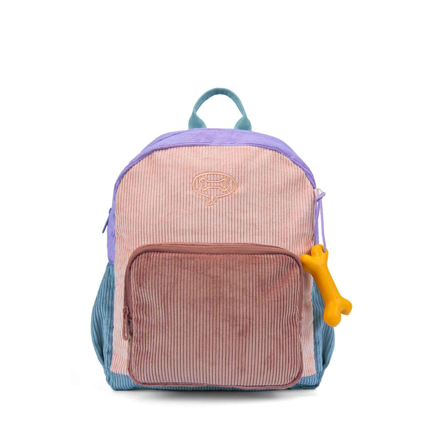 Stones and Bones | Toddler Backpack Ash - Corduroy Lavender + Old Rose